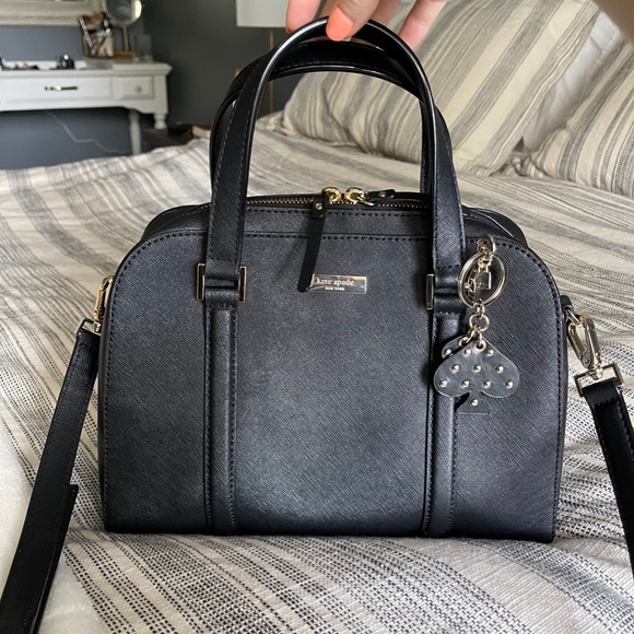 Kate Spade Handbag, Crossbody Option, Black - Picture 6 of 11